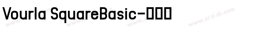 Vourla SquareBasic字体转换
